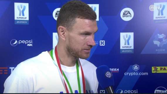 Dzeko a ITV: "Dopo l'anno scorso volevamo rifarlo. Siamo venuti per vincere e lo abbiamo fatto meritatamente"