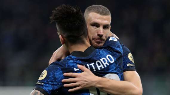 Dzeko-Lautaro, che numeri col Milan: otto gol e due assist complessivi