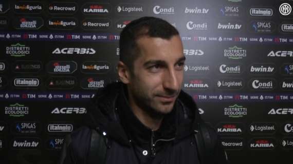 Mkhitaryan a ITV: "Spezia squadra di qualità, ma siamo qui per prenderci i tre punti"