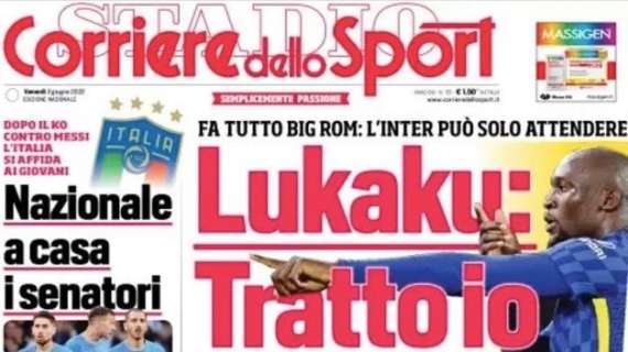 Prima CdS - Lukaku: "Tratto io". Fa tutto Big Rom: l'Inter può solo attendere