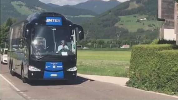 Verso Cagliari-Inter, il pullman è partito da Appiano