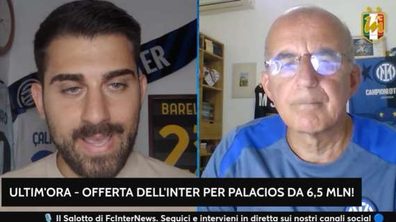 Rivivi la diretta! CALCIOMERCATO INTER, PALACIOS l'ultimo COLPO: è TUTTO QUI? Il CASO SATRIANO