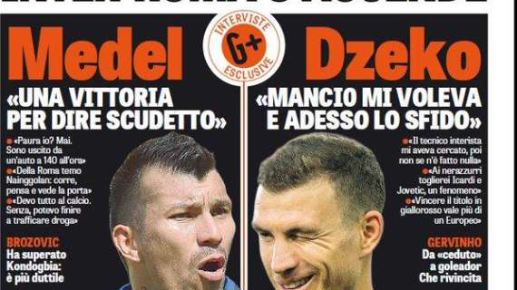 Prime Pagine - Parla Medel: "Una vittoria per dire Scudetto. Non ho mai paura. Temo Nainggolan"