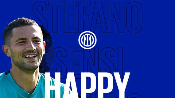 Terzo compleanno nerazzurro per Stefano Sensi. Gli auguri dell'Inter