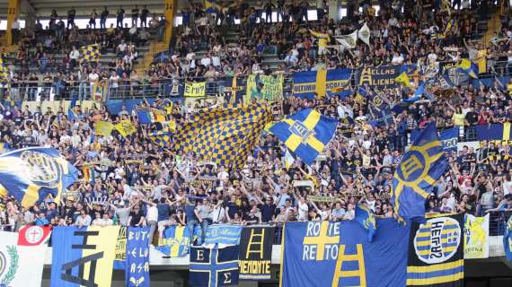 Curva Sud Verona: "Tutti a Palermo, pensate all'Inter!"