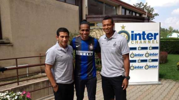 Guarin con Gargano e Pereira