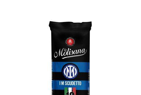 La Molisana celebra l'Inter: la confezione della pasta è nerazzurra, con il 19° tricolore e la scritta I M SCUDETTO