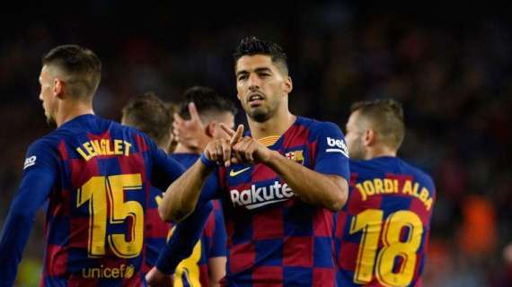 Eurorivali - Barça, 5-2 in casa col Valencia: doppietta di Suarez, ancora a segno il giovane Ansu