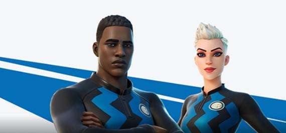 La skin ufficiale dell'Inter disponibile sullo store di Fortnite fino al 30 gennaio