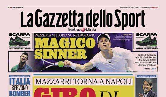 Prima GdS - Giro di Walter, Mazzarri torna a Napoli. Inzaghi, il discorso Scudetto