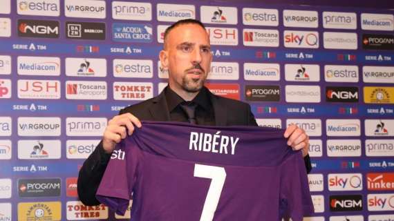 Ribery si presenta: "Qui per aiutare la Fiorentina. L'Inter ha fatto un bel mercato, come la Juventus"