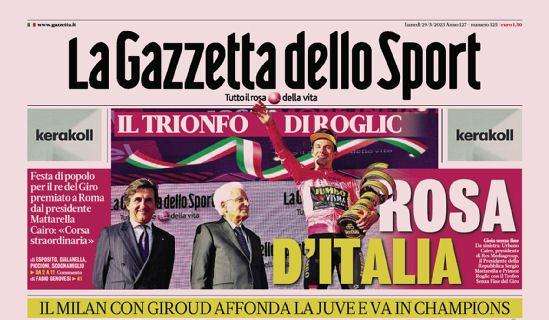 Prima GdS - Eurodiavolo. Il Milan con Giroud affonda la Juve e va in Champions