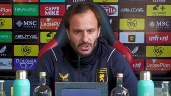 Genoa, Gilardino ringrazia Salcedo: "Non doveva giocare, col suo gol ha cambiato tutto"