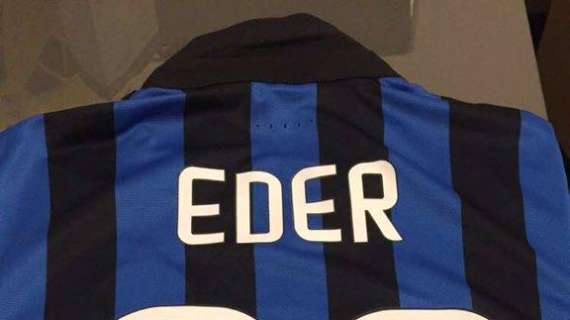 FOTO - Eder all'Inter indosserà la maglia numero 23