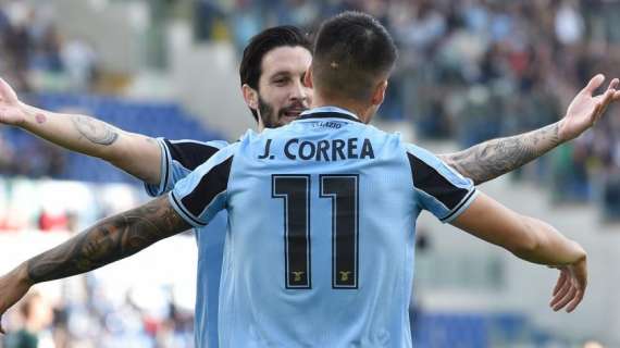 La Lazio vince e vola in vetta: Luis Alberto e Correa stendono il Bologna (2-0)