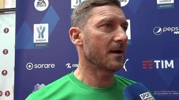 Totti: "Lotta scudetto bellissima da vedere. E in finale di Champions League tifiamo Inter"