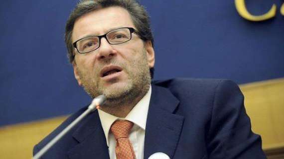 Giorgetti: "Giustizia sportiva, ho chiesto autoriforma al Coni"