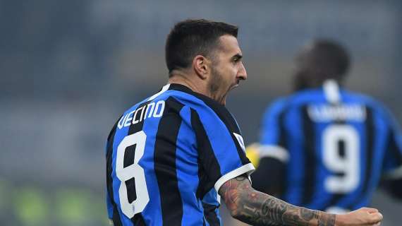 Continua il recupero di Vecino, anche oggi ad Appiano ad allenarsi: "Keep working"