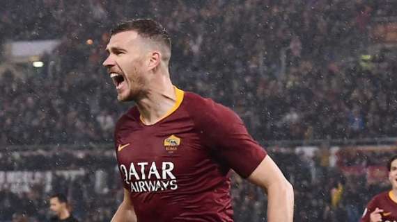 Dzeko-gol, la Roma stende 1-0 l'Udinese e si prende il quarto posto