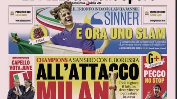 Prima GdS - Scudetto, Capello vota Juve: “Inzaghi e l’Inter poco coraggiosi”