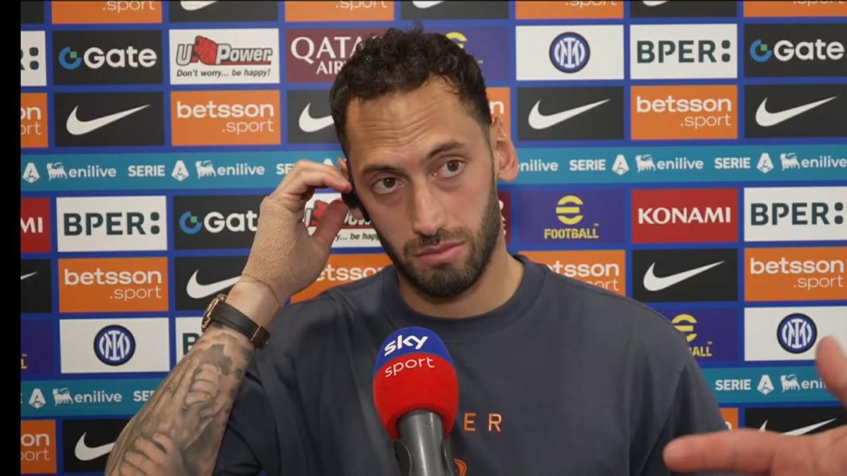 Calhanoglu: "Segnale importante: se stiamo tutti bene... Il gol? Ne ho fatto uno così in Germania, ma..."