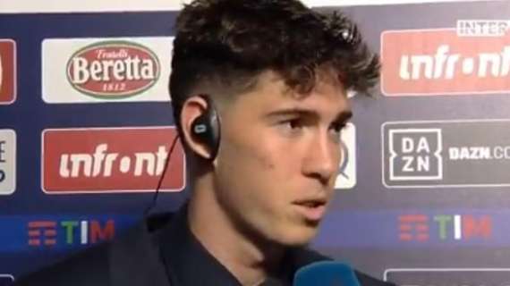 Bastoni: "Felice per il primo gol con l'Inter, ma quando non ci sono i tre punti c'è dispiacere"