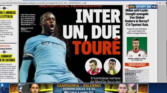 Prime pagine  - Colpi Inter: subito Brozovic, forse Murillo. Ma già si pensa a luglio con Lavezzi e Touré