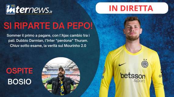 Rivivi la diretta! Verso AJAX-INTER, SOMMER out: l'occasione di MARTINEZ! Quanto cambia CHIVU? Le VOCI su MOURINHO...