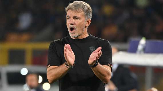 Lecce, Baroni: "Il Napoli non ha niente di meno rispetto a Inter, Milan e Juve"