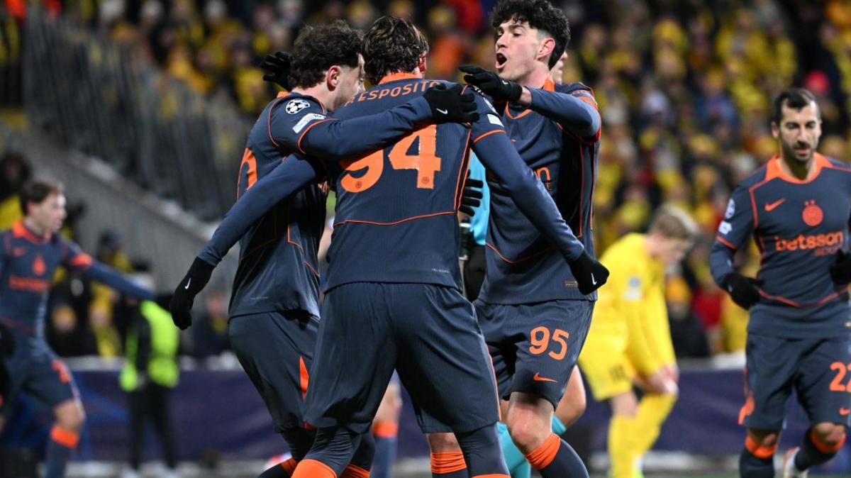 Bodo/Glimt-Inter, Esposito premiato. Consensi anche per Darmian