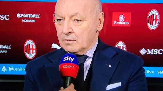 Marotta a Sky: "È un derby, i 16 punti di differenza non si sentiranno. Calhanoglu è a posto, anche se..."