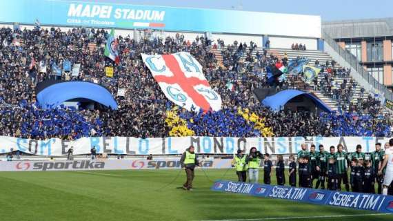 Sassuolo-Inter: le informazioni utili per il settore ospiti 