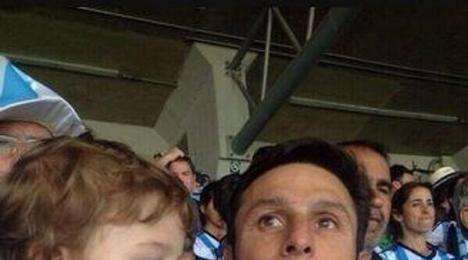 FOTO - Argentina-Iran, Zanetti presente in tribuna