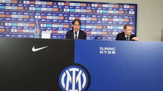 Inzaghi in conferenza: "Stagione positiva, d'accordo con Marotta. Lukaku e Lautaro titolari? Ne ho quattro"