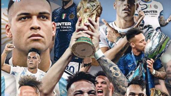 Lautaro Martinez, un anno e quattro trofei tra Inter e Argentina: "Gracias 2022"