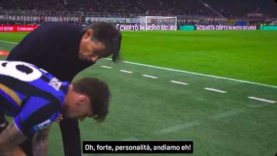 VIDEO - "Forte, personalità" e pacche sulla schiena: la carica di Inzaghi a Zalewski prima dell'esordio con l'Inter 