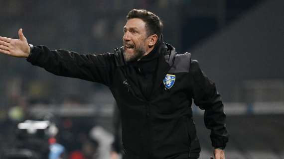 Frosinone, Di Francesco: "Domani può essere gara jolly per noi. L'Inter? Non entro nel merito delle polemiche"