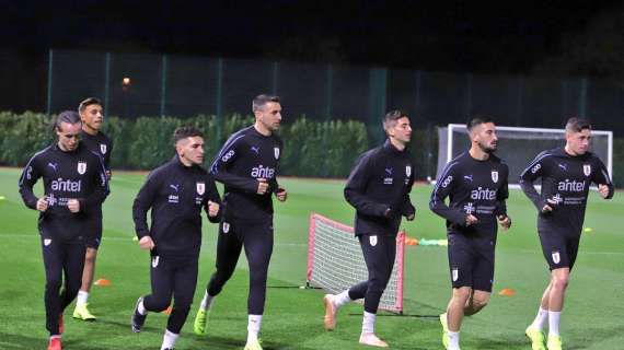 Uruguay, primo allenamento per Vecino e compagni a Londra