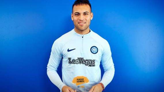 Lautaro Martinez è il LeoVegas.News Player of the Month di novembre: per il Toro tre reti pesanti in cinque presenze