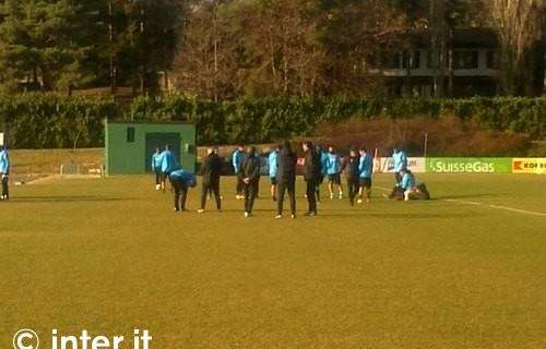 La squadra &egrave; gi&agrave; in campo