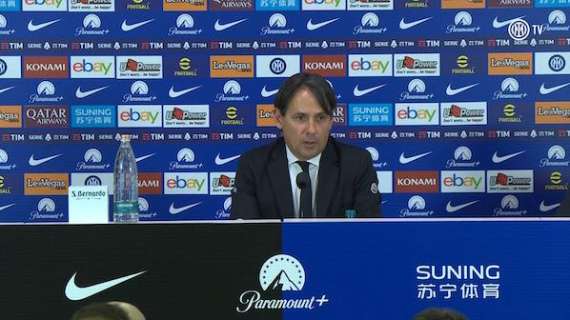Inzaghi in conferenza: "Scudetto in casa del Milan? Non facciamo tabelle né calcoli, restiamo concentrati"
