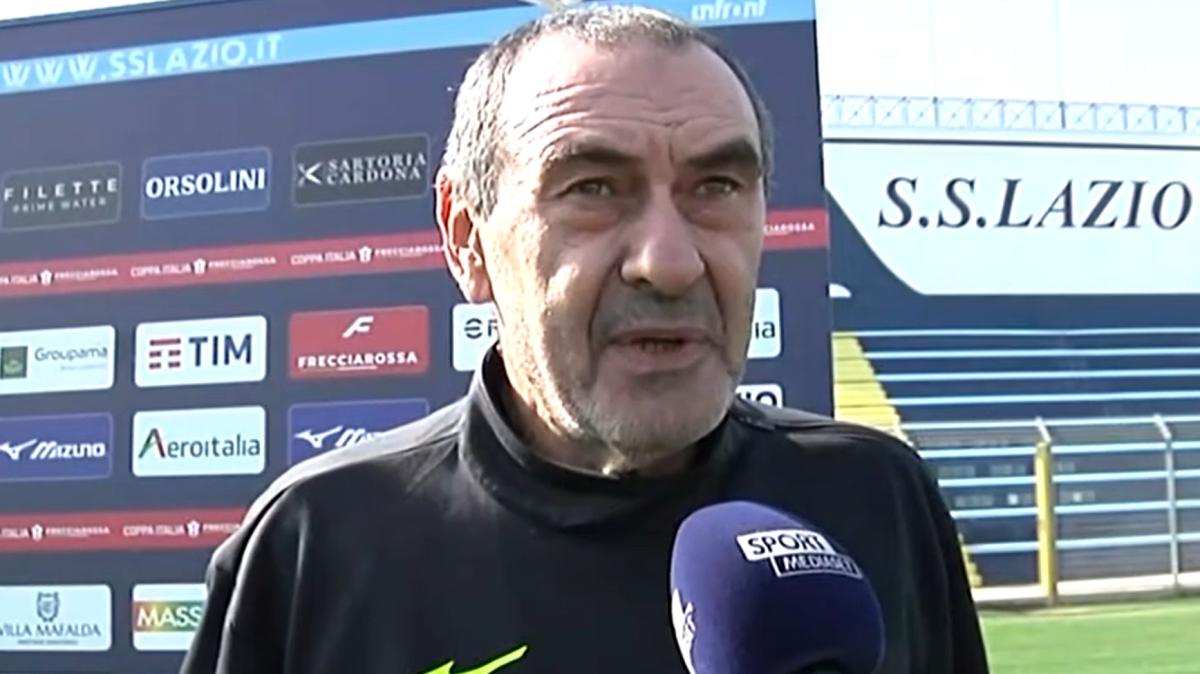 Lazio, Sarri: "Con l'Atalanta gare da affrontare con la convinzione di poter vincere"