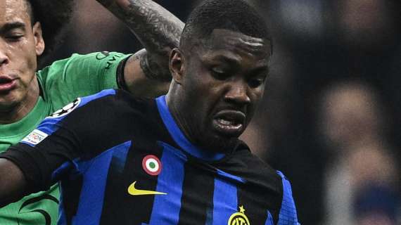 Inter-Atletico Madrid, Thuram fuori all'intervallo: contrattura all'adduttore