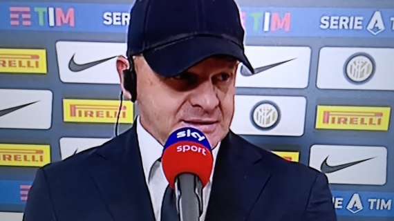 Iachini a Sky: "Rammarico per le ingenuità sul finale. L'Inter ha una panchina importante"