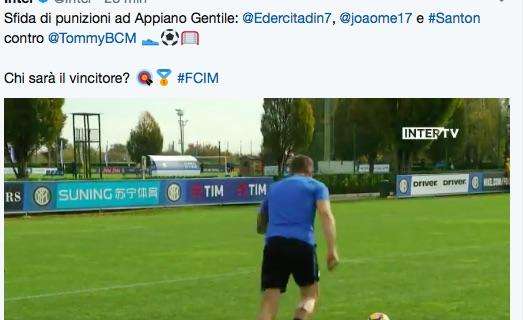 Gara di punizioni per 3 nerazzurri, in porta Berni