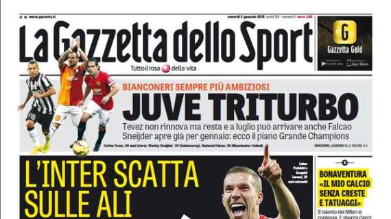 GdS - Podolski forse oggi a Milano. E ora Lavezzi