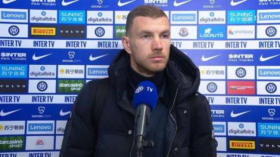 Dzeko a InterTV: "Oggi gara tosta, ma vogliamo chiudere vincendo"