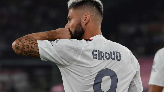 GdS - Giroud oggi a Milano: distorsione leggera, cosa filtra verso il derby