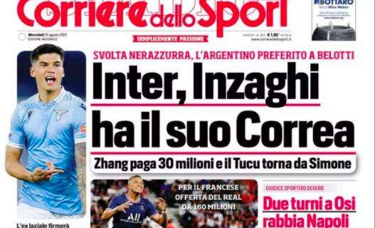 Prima CdS - Inter, Inzaghi ha il suo Correa: Zhang paga 30 milioni