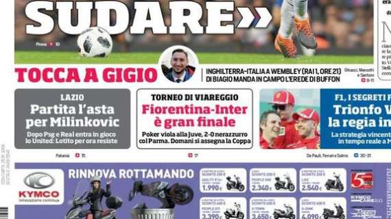 Prima CdS - Torneo di Viareggio, Fiorentina-Inter è gran finale 